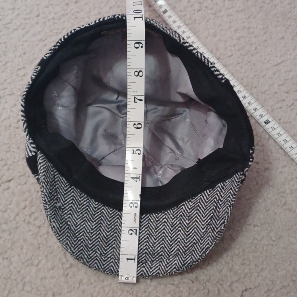 Stetson Tweed Patchwork Newsboy Cap - Picture 11 of 13